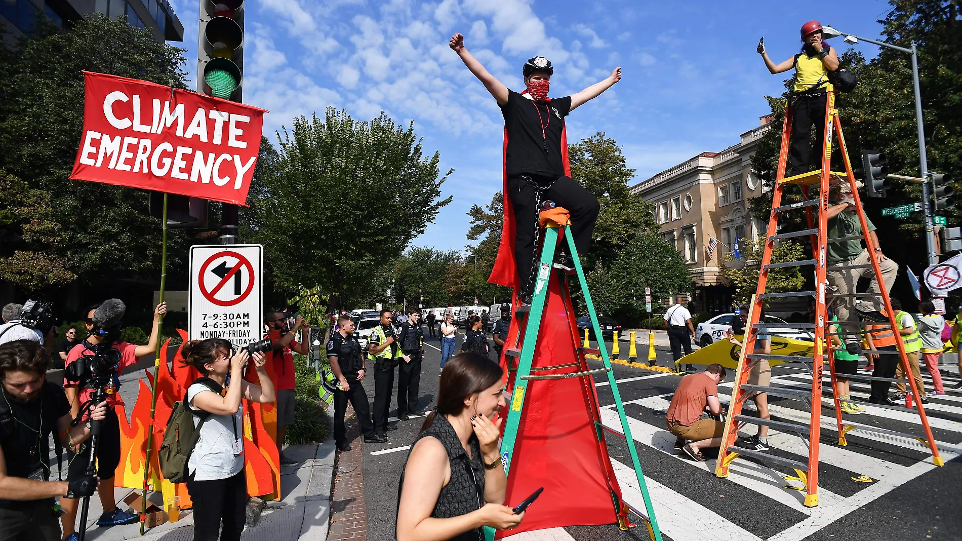 Protesta cambio climatico